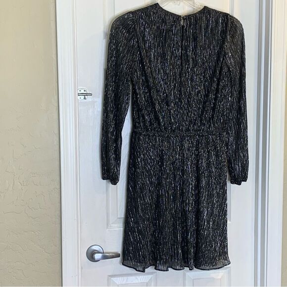 White House Black Market Shimmer Blouson Dress Size Small - Picture 7 of 13